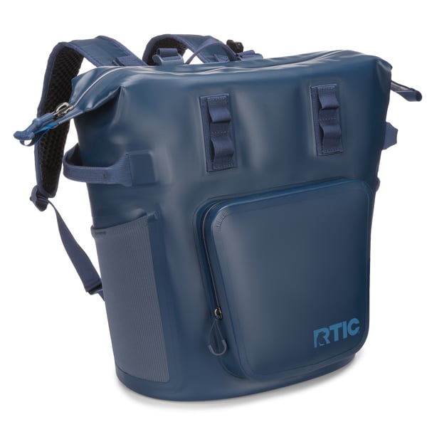 24 Can Summit Waterproof Backpack Cooler, Navy, image 7 of 10