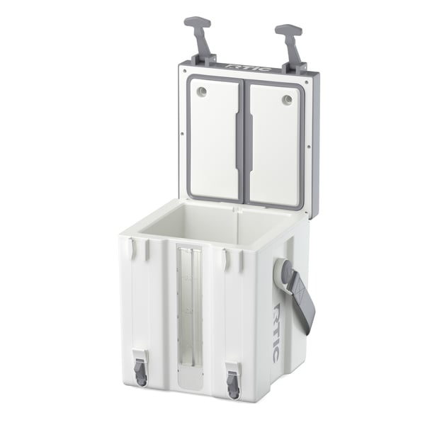 4 Gallon Double-Time Water Cooler, White & Grey Image