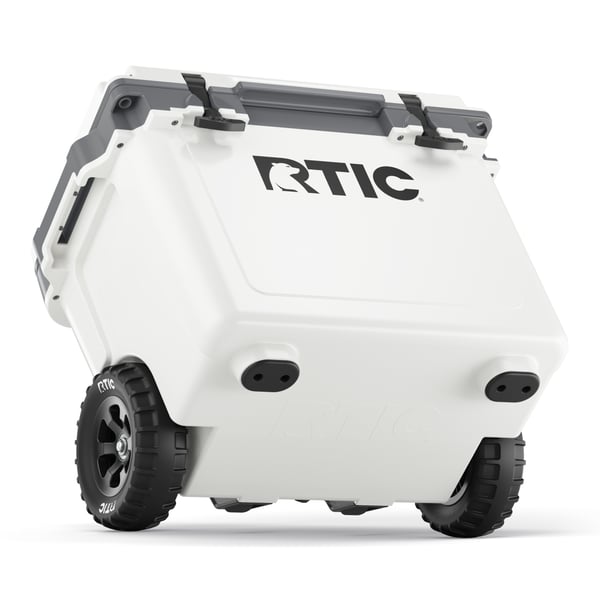 22 QT Ultra-Light Wheeled Cooler, White & Grey Image