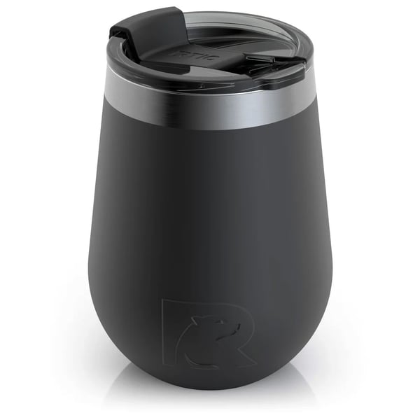 12oz Cocktail Tumbler, Black, Matte Image