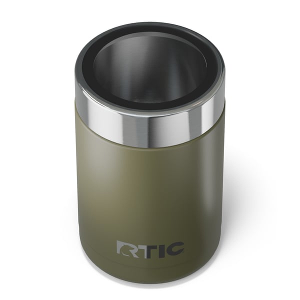 12oz Essential Can Cooler, Olive, Matte Image