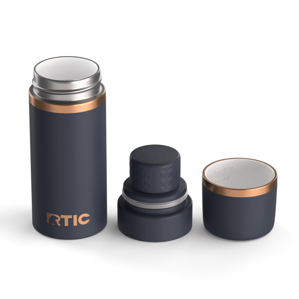 8oz Happy Hour Flask, Dark Midnight Dust Image