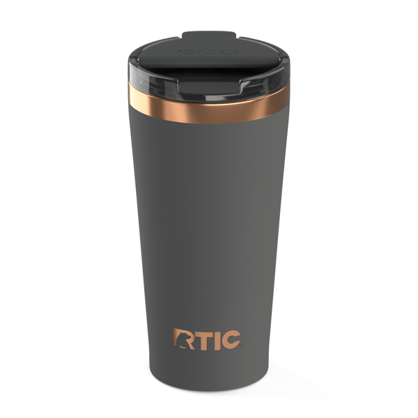 18oz Happy Hour Pint Tumbler, Light Black Image