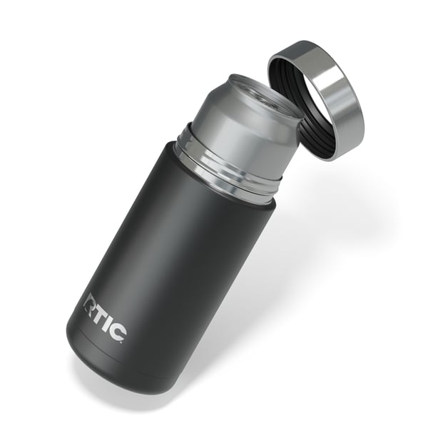 16oz Essential Craft Can Cooler, Black, Matte Image