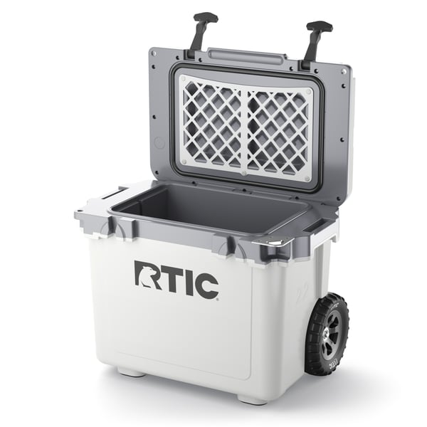 22 QT Ultra-Light Wheeled Cooler, White & Grey Image