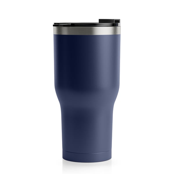 30oz Tumbler, Navy, Matte Image