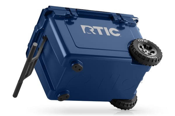 52 QT Ultra-Light Wheeled Cooler, Navy Image