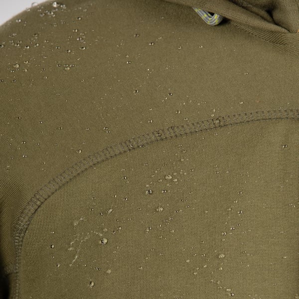 Men's Water-Repellent Full-Zip Hoodie, Granite, L Image