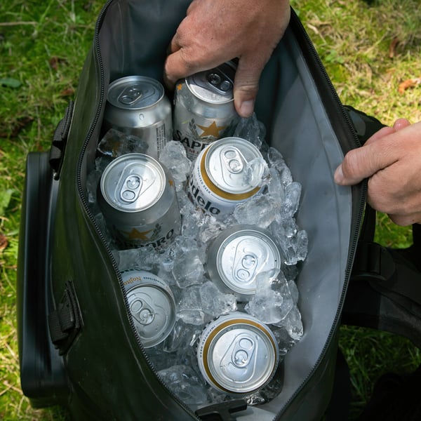 24 Can Summit Waterproof Backpack Cooler, Navy, image 6 of 10