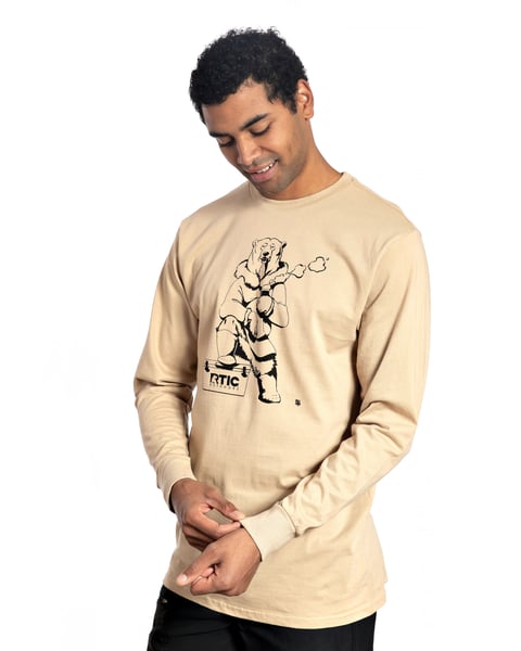 Men's Coffee Break Long Sleeve T-Shirt, M Image