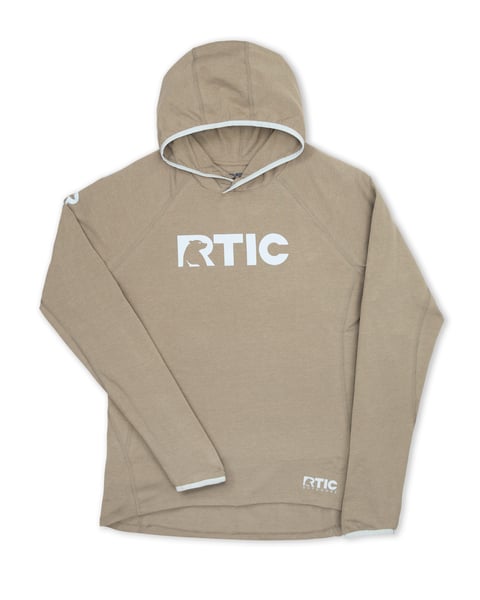 Women's R-Tech Sun Hoodie, Live Oak, L Image
