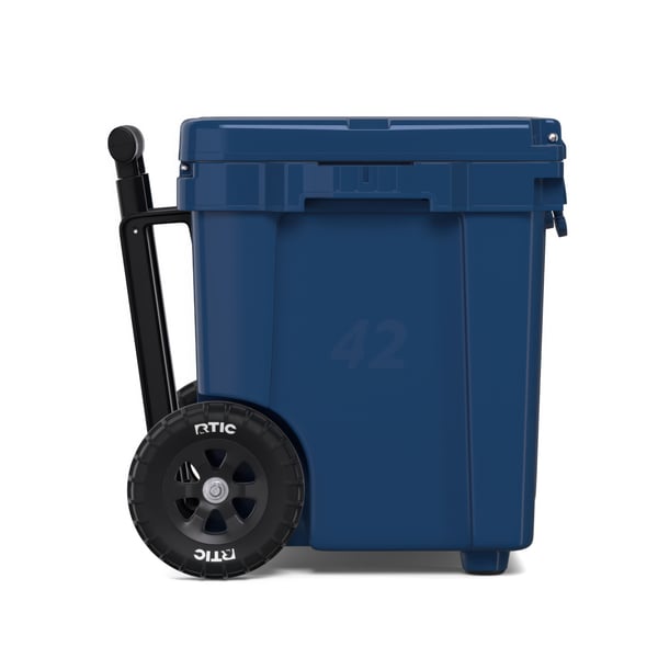 42 QT Ultra-Light Wheeled Cooler, Navy, image 12 of 13