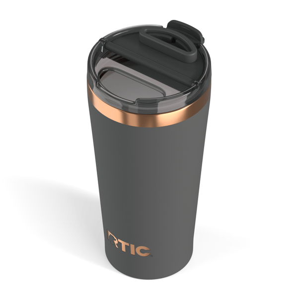 18oz Happy Hour Pint Tumbler, Light Black Image