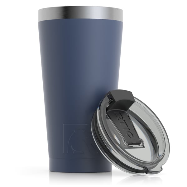 16oz Pint Tumbler, Navy, Matte Image
