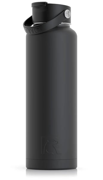 40oz Bottle, Black, Matte Image