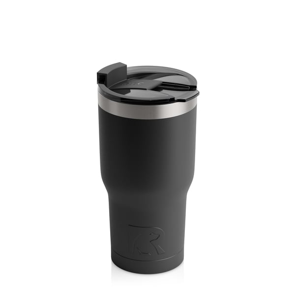 20oz Tumbler, Black, Matte Image