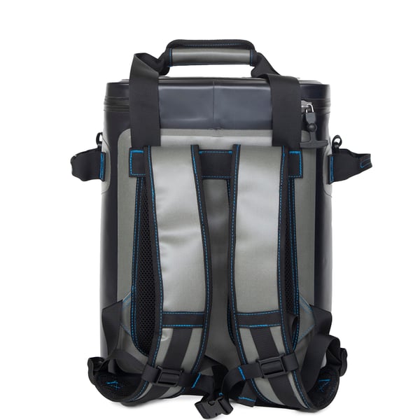 24 Can Backpack Cooler, Blue / Grey, image 4 of 5