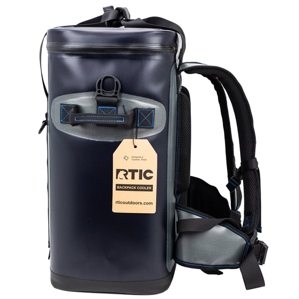 36 Can Backpack Cooler, Blue / Grey, 2nd Gen Image