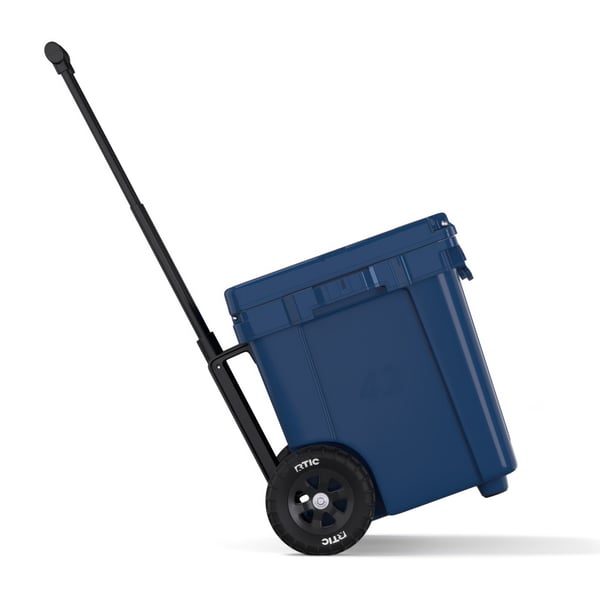 42 QT Ultra-Light Wheeled Cooler, Navy, image 4 of 13