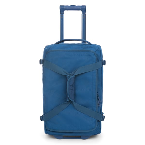 Medium Road Trip Rolling Duffle Bag, Navy & Denim Image
