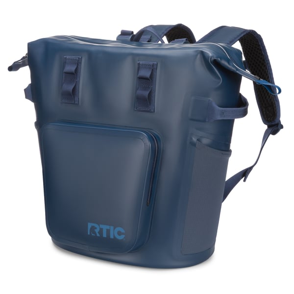 24 Can Summit Waterproof Backpack Cooler, Navy, image 1 of 10
