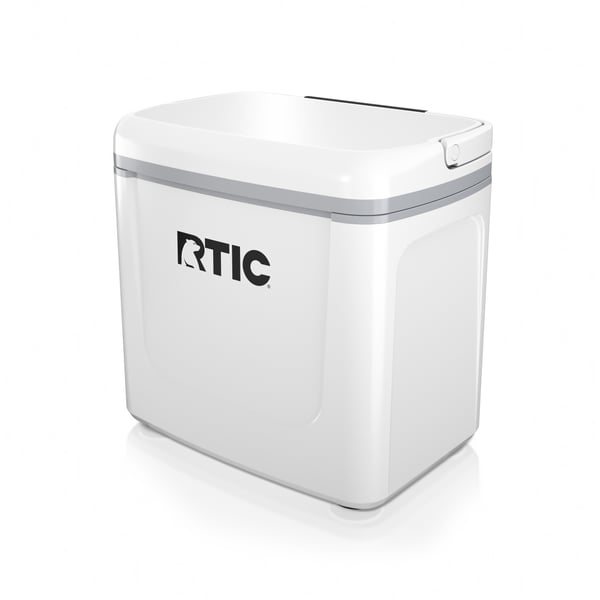 8 QT Road Trip Personal Cooler, White & Grey Image