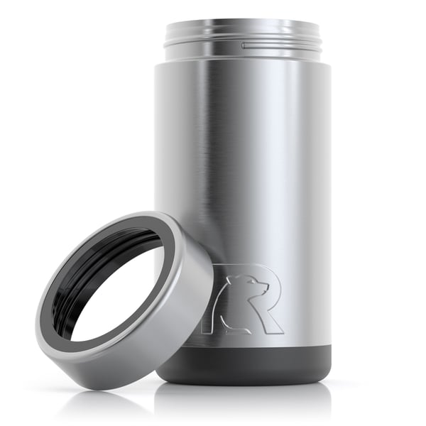 16oz Essential Craft Can Cooler, Stainless, Glossy Image