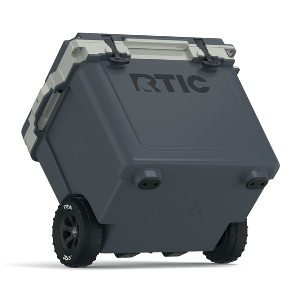 42 QT Ultra-Light Wheeled Cooler, Dark Grey & Cool Grey Image