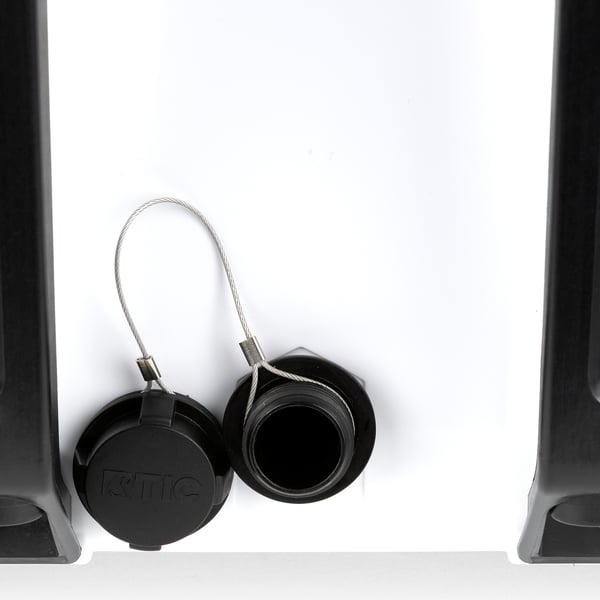 22 QT Wheeled Ultra-Light Cooler Drain Plugs Image