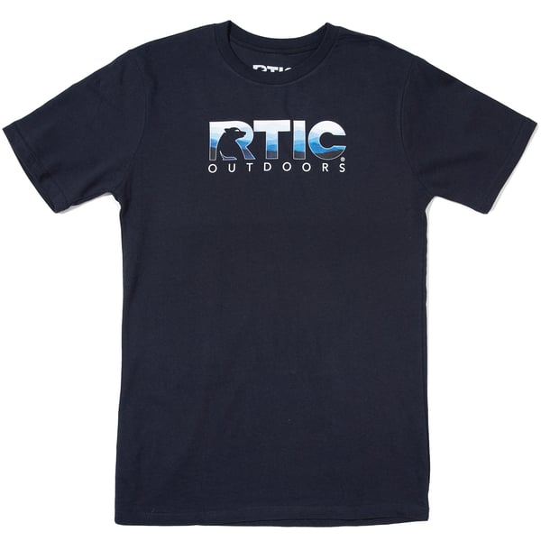 Men's Blue Horizon Short Sleeve T-Shirt, L Image