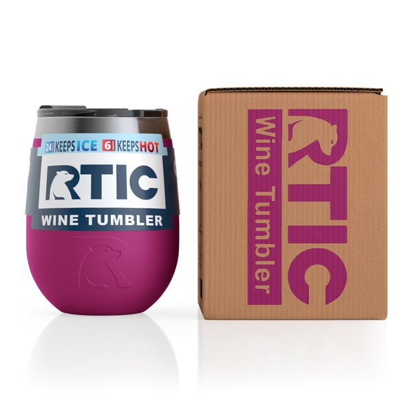 10oz Wine Tumbler, Very Berry, Matte Image