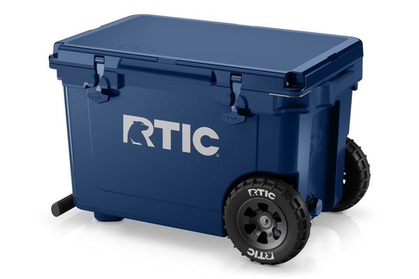 52 QT Ultra-Light Wheeled Cooler, Navy Image