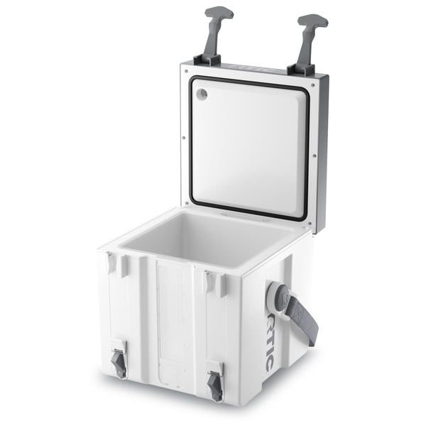 3 Gallon Halftime Water Cooler, White & Grey Image