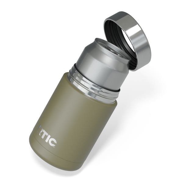 12oz Essential Can Cooler, Olive, Matte Image