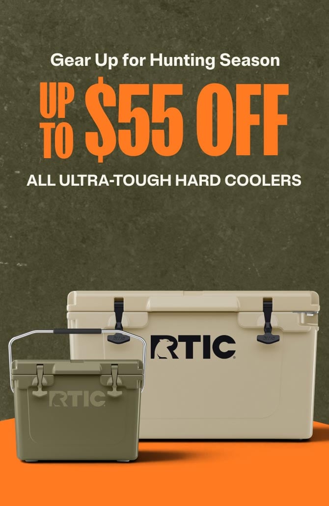 Up to $55 off Ultra-Tough Hard Coolers