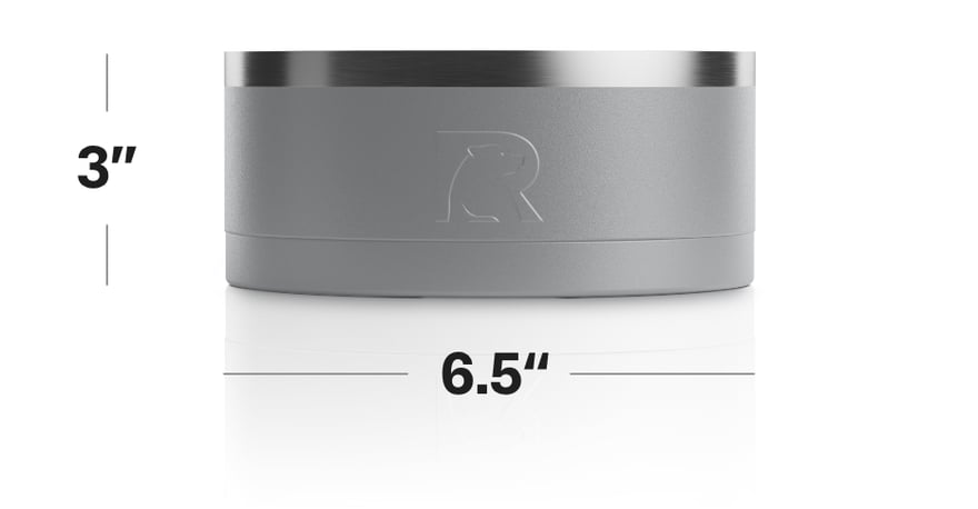 RTIC Small Dog Bowl dimensions.