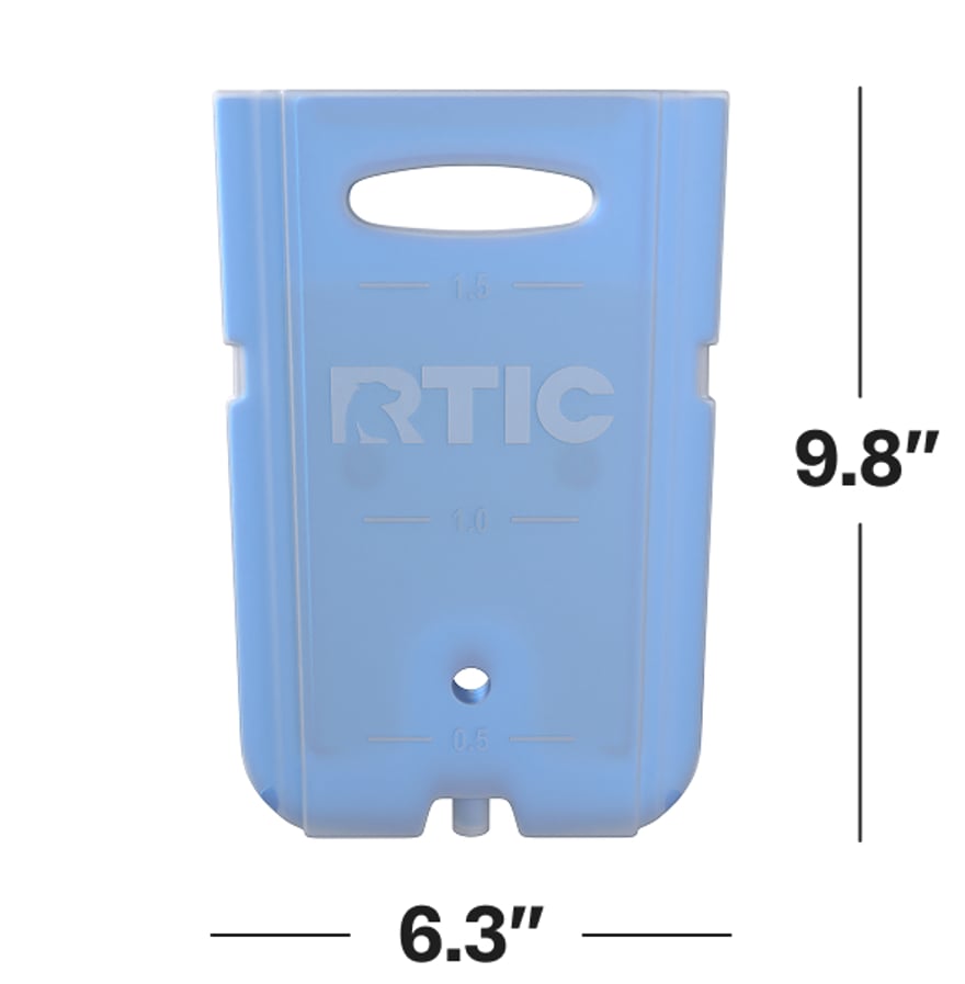 Double-Time Water Cooler Ice Pack Dimensions
