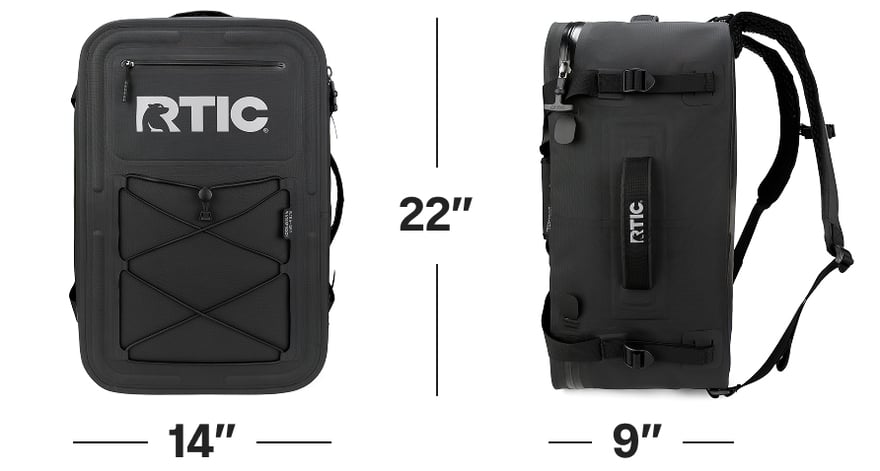 Ultra-Dry Duffle Pack Dimensions