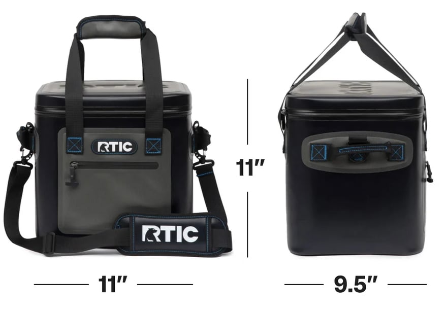 12 Can RTIC Ultra-Tough Soft Cooler Size & Capacity