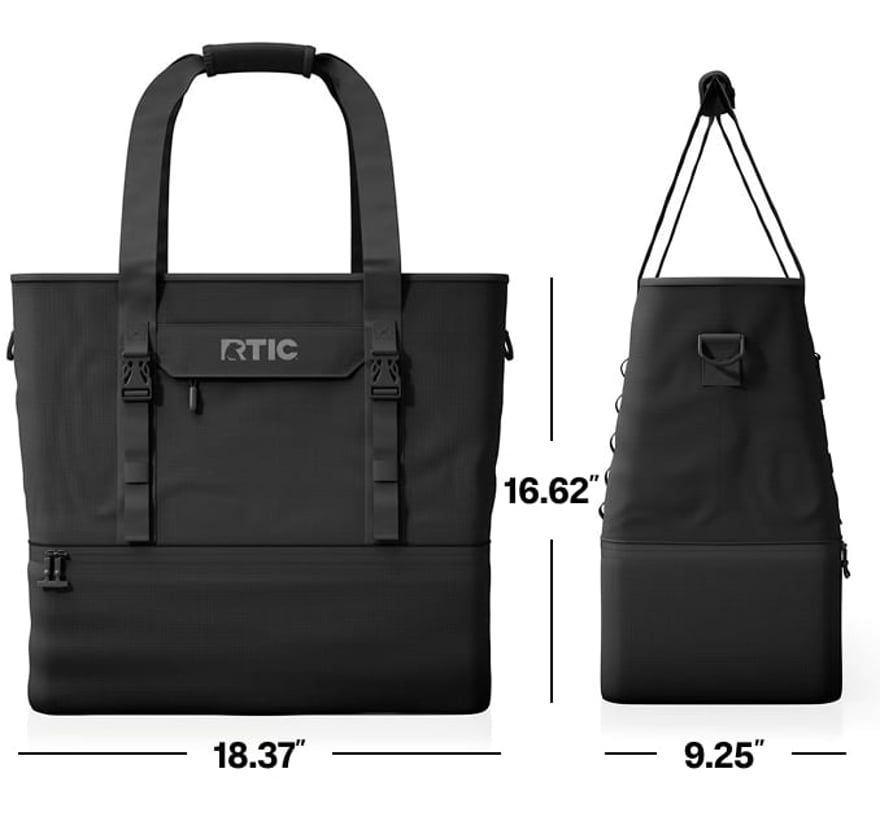 RTIC 2-in-1 Chillout Bag Dimensions Image