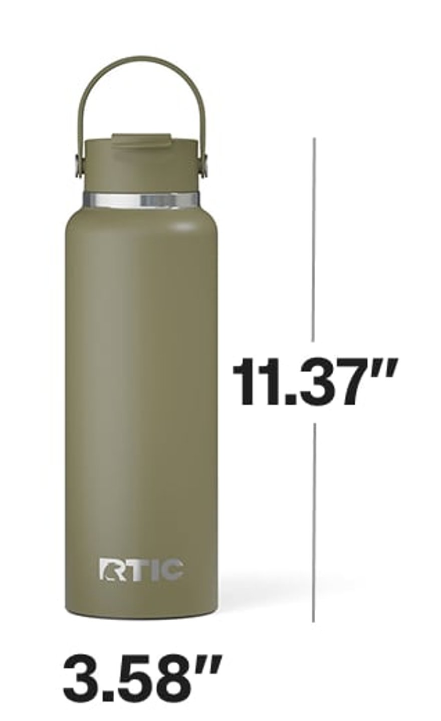 RTIC 40oz Outback Bottle dimensions