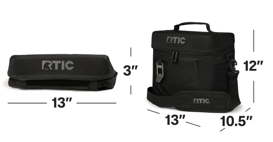 RTIC 28 Can Everyday Cooler dimensions