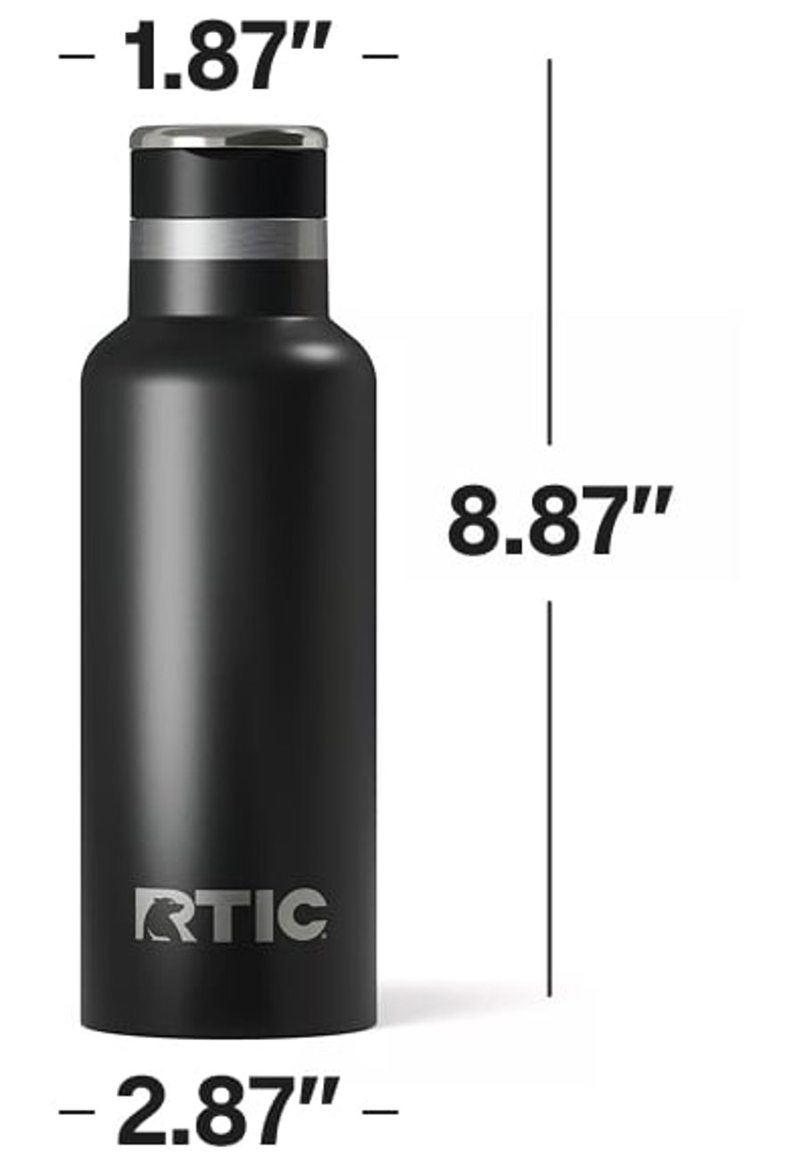 16oz RTIC Journey Bottle dimensions