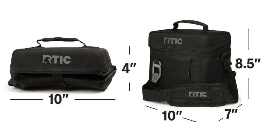 RTIC 8 Can Everyday Cooler dimensions