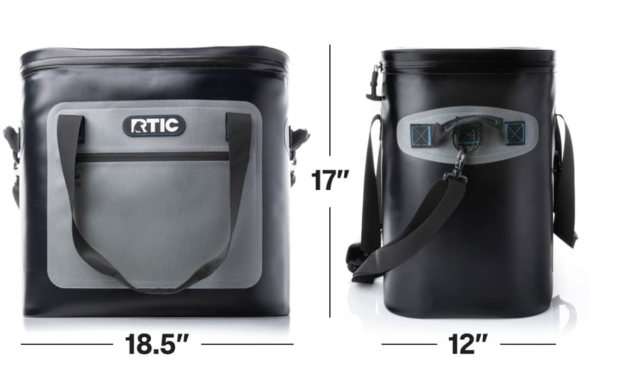 50 Can RTIC Ultra-Tough Soft Cooler Size & Capacity