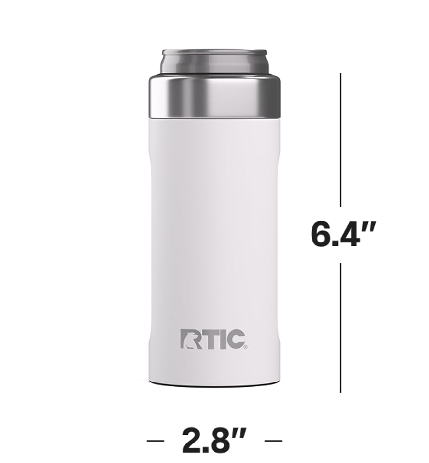 12oz Ultimate Skinny Can Cooler Dimensions