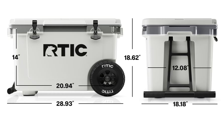 Wheeled 52 Ultra-Light Dimensions