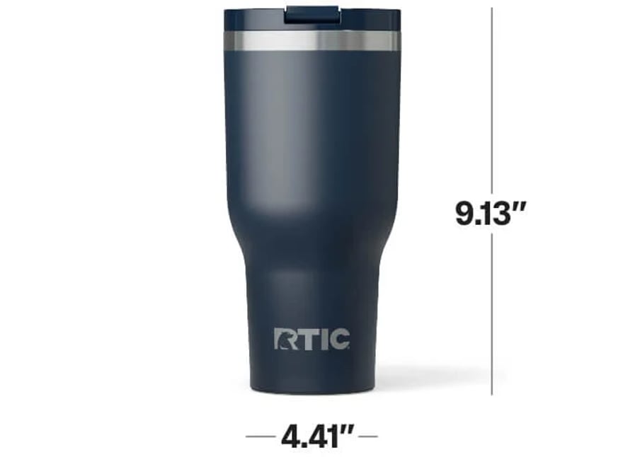 40oz RTIC Essential Tumbler dimensions