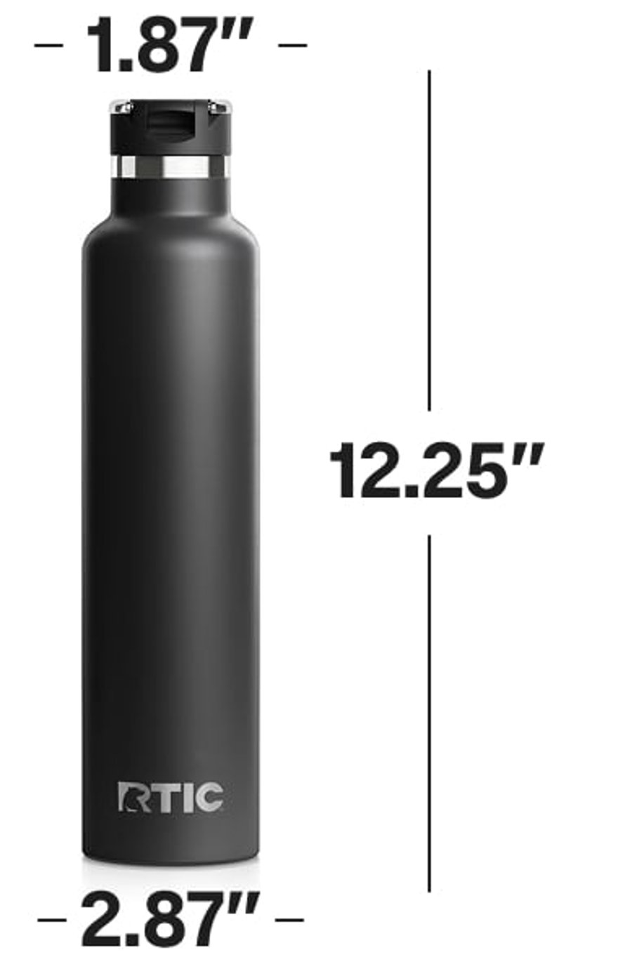 26oz RTIC Journey Bottle dimensions