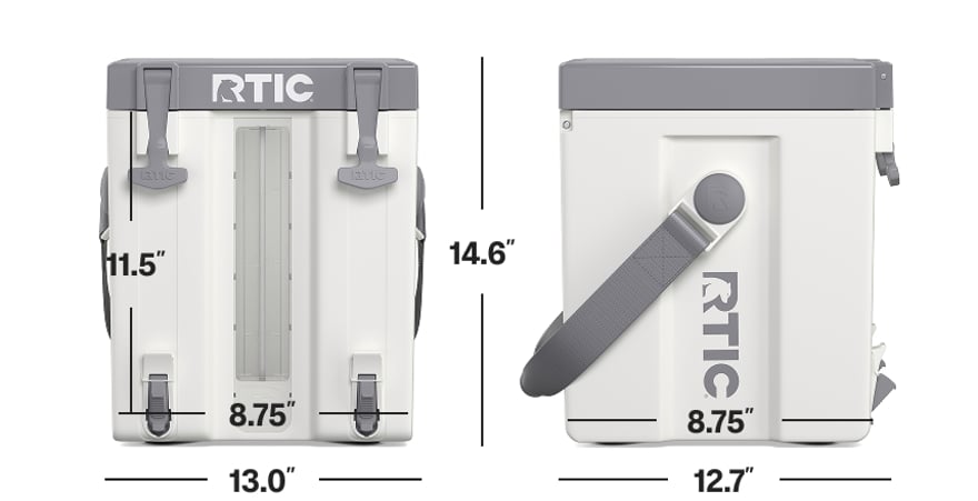 4 Gallon Double-Time Water Cooler Dimensions